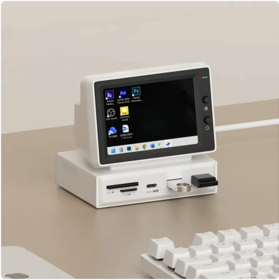 Compact Desktop Expansion Dock for Secondary Screen