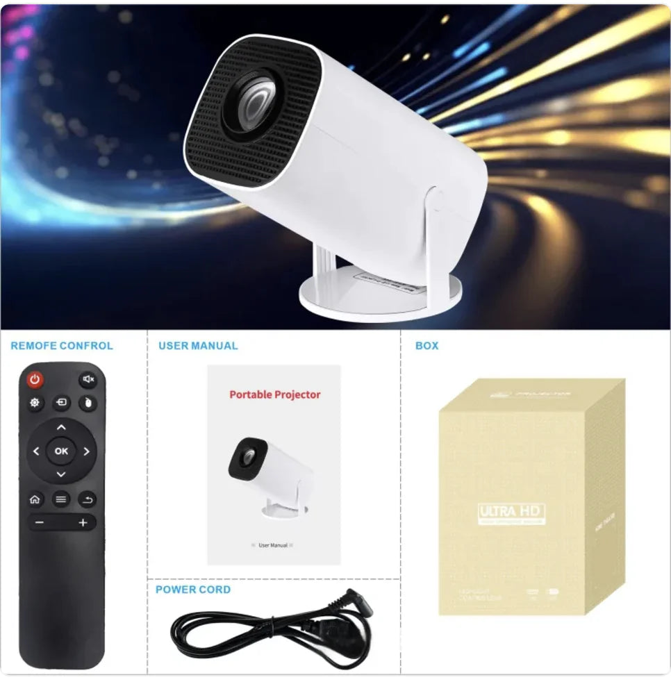 P30PRO 4K WiFi HD Mini Bluetooth Projector