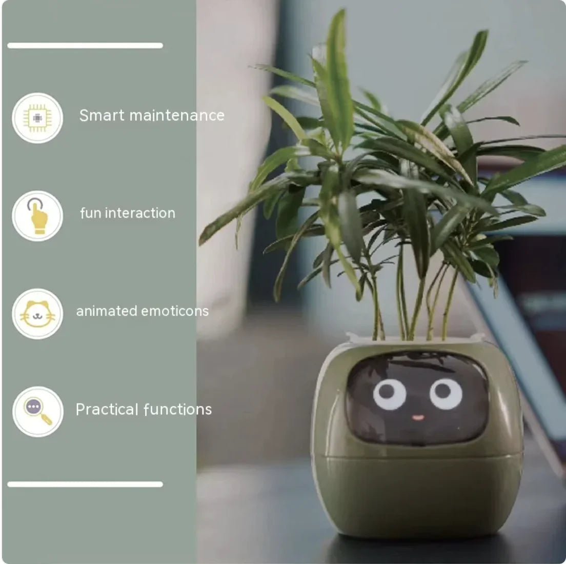 Smart Planter with 49 Expressions